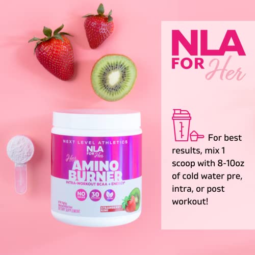 Her Thermogenic Amino Women's Pre Post & Intra Workout Booster (Strawberry Kiwi,30 Servings) NLA for Her uk supplements