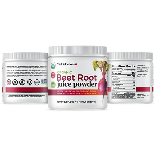 Vital Selections 100% Organic Beet Root Juice Powder, Highest Purity and Potency Vital Selections uk supplements