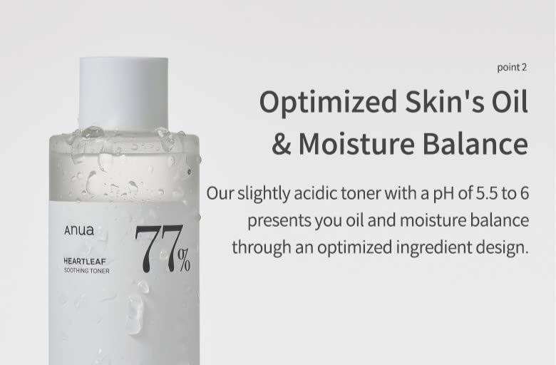 Anua Heartleaf 77% Soothing Toner I pH 5.5 Trouble Care, Calming Skin, Refreshing ANUA uk supplements