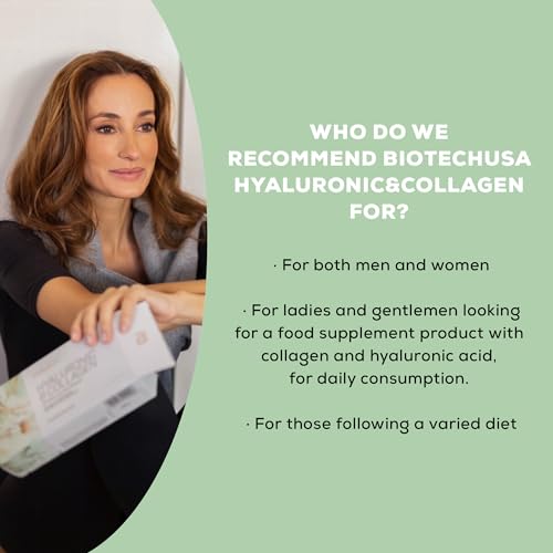 BioTechUSA Hyaluronic&Collagen, Food Supplement Capsules containing Collagen, hyaluronic Acid BioTechUSA uk supplements