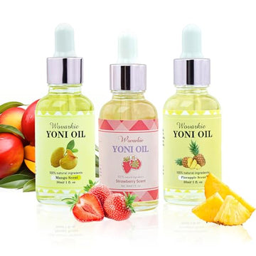 3 Packs Yoni Oil for Women, 100% Natural Feminine Oil Intimate Deodorant for Women, Eliminates Odor Wovarkie uk supplements