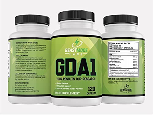 Beastmode Labs GDA1 Glucose Disposal Agent, Contains Berberine BeastMode uk supplements
