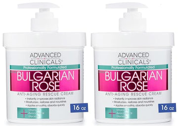 Advanced Clinicals Bulgarian Rose Anti Aging Vitamin E Moisturizer Body Lotion & Face Advanced Clinicals uk supplements