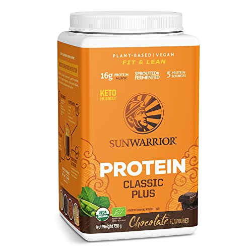 Sunwarrior Classic Plus (750g) Chocolate, 1 Units Sunwarrior uk supplements