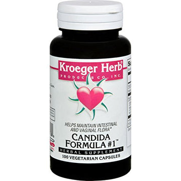 Kroeger Herb Candida Formula #1 100 Vcap Kroeger Herb Products uk supplements