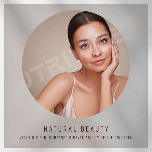 Nutrivized Glow Hydrolysed Type 1&3 Collagen with Premium Pure C8 MCT Oil - Vitamin C & Hyaluronic Acid Nutrivized uk supplements