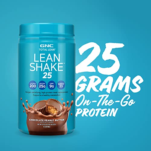 GNC Total Lean | Lean Shake 25 Protein Powder | High-Protein Meal Replacement Shake GNC uk supplements