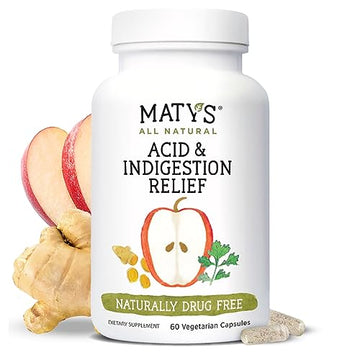 Matys Acid & Indigestion Relief Capsules, Safe Antacid Alternative for Occasional Acid Matys uk supplements