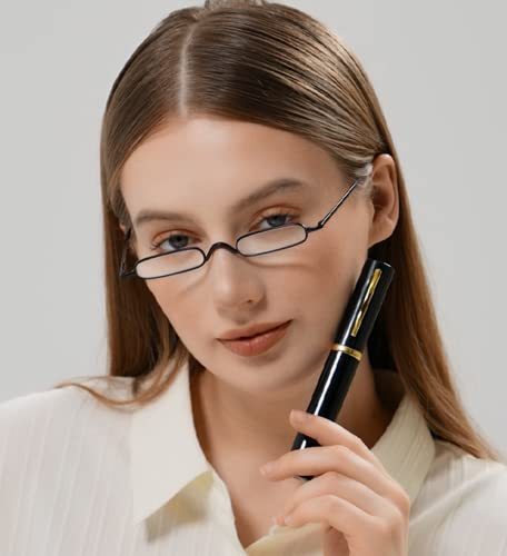 Viseng 2 Pairs Slim Pocket-Sized Metal Reading Glasses: Your Stylish Travel Companion Viseng uk supplements