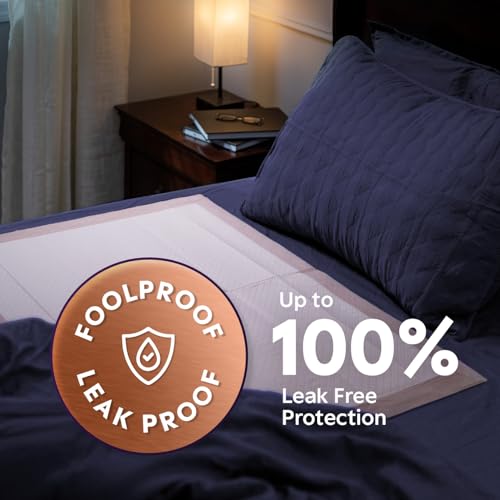 XXL Bed Pads, 5-Layer Disposable 30 x 36 Chucks Pee Pads for Incontinen Stack Man uk supplements