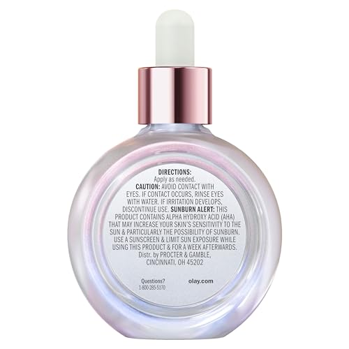 Olay Super Serum - Glow Serum for Face - Activated Niacinamide, Vitamin C & E, Collagen Peptide, AHA - 5-in-1 Benefits - Brightens, Hydrates, Smooths, Firms, Evens Tone, Proactive Anti-Aging, 1.7 Oz Olay uk supplements