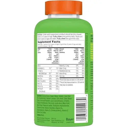 Flintstones Sour Gummy Vitamins For Kids, Kids Multivitamin Gummies with Vitamins C, B6, B12, A & Vitamin D, Support Kids Growth and Development, 180 Count Bayer uk supplements