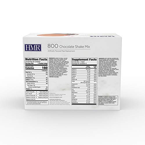 HMR "Classic" 800 Shake Meal Replacement Mix | Chocolate Shake Powder to Support Healthy HMR uk supplements
