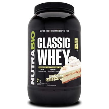 NutraBio Classic Whey Protein Powder- 25G Protein Per Scoop - Full-Spectrum Amino NutraBio uk supplements