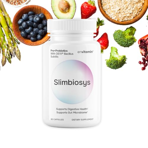 envitamin Slimbiosys Ultra Probiotic Capsule - Pre & Probiotics for Women & Men - Support Your Microbiome envitamin uk supplements