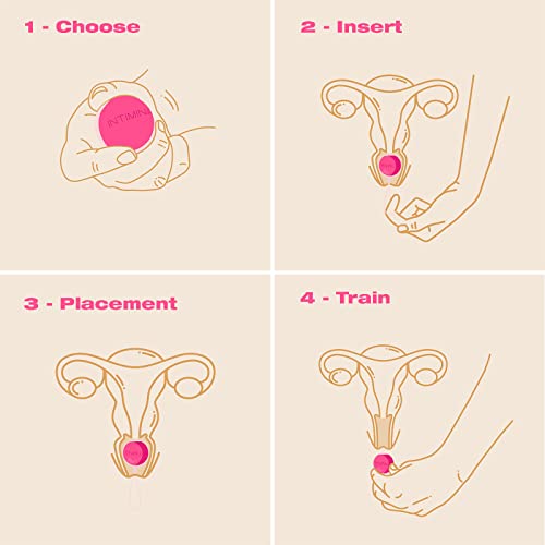 INTIMINA Laselle Weighted Exerciser Set - Women’s 3 Pelvic Floor Weights (28g, 38g, 48g) INTIMINA uk supplements