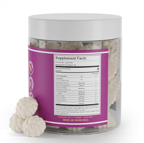 Wúdí Skinny Berry Gummy - Detox, Metabolism & Energy Booster, Plant Based Healthy Wúdí uk supplements