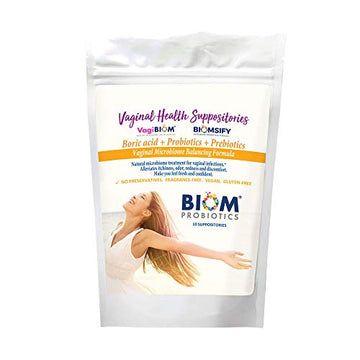 Biom Probiotics Prebiotics Boric acid Suppositories . Feminine Health Probiotic for Infections Biom Probiotics uk supplements