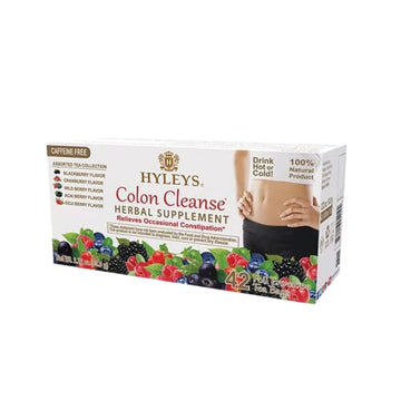 Hyleys Colon Cleanse Tea Assorted Flavors - 42 Tea Bags (12 Pack - 504 Tea Bags Total) HYLEYS uk supplements