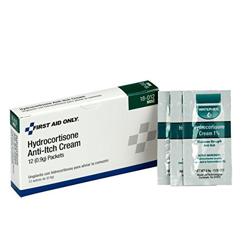 First Aid Only 18-012 Hydrocortisone Cream Packets, 12 Count First Aid Only uk supplements