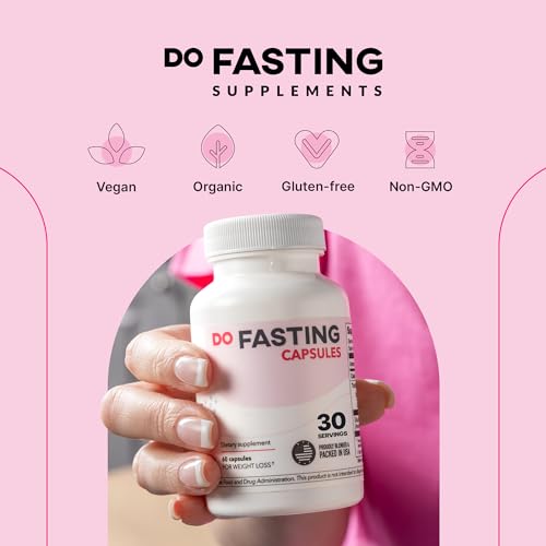 DOFASTING Glucomannan Capsules, Fiber Supplement Glucomannan, Sugar Cravings Blocker DOFASTING uk supplements