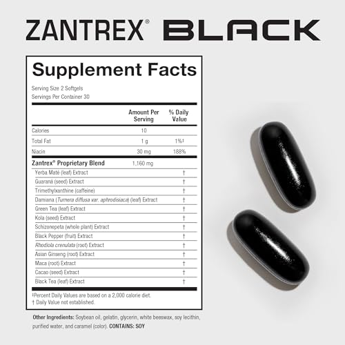 Zantrex Black – Energizing Weight Management Supplement Pills – Clinically Validated Zantrex uk supplements