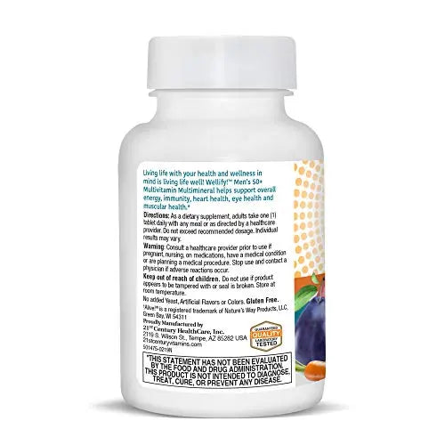 21st Century Wellify Men's 50+ Multivitamins with Minerals, 65Count 21st Century uk supplements