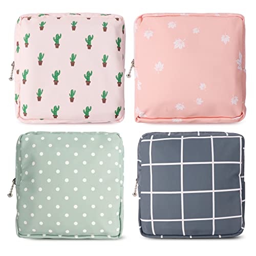 Sanitary Napkin Storage Bag,Portable Sanitary Napkin Storage Pouch Pack of 4 Reusable Menstrual Cup Tuciyke uk supplements