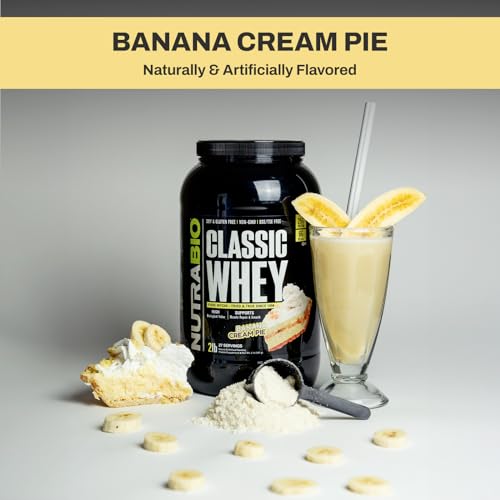 NutraBio Classic Whey Protein Powder- 25G Protein Per Scoop - Full-Spectrum Amino NutraBio uk supplements