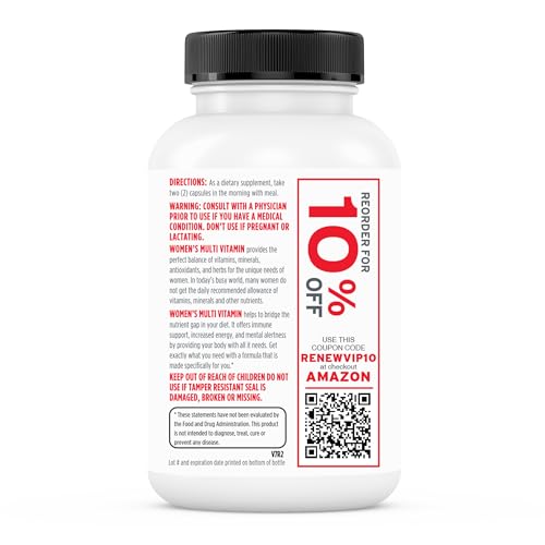 Renew Actives Women's Multi-Vitamin & Antioxidant: Daily Health Supplement for Woman Renew Actives uk supplements
