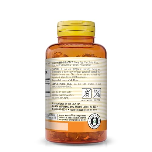 MASON NATURAL Peppermint Oil 50 mg Enteric Coated - Natural Gastrointestinal Comfort MASON NATURAL uk supplements