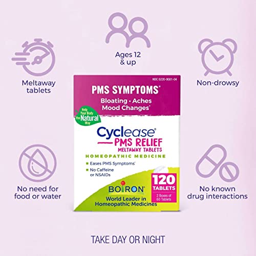 Boiron Cyclease PMS Twin Pack, 120 Tablets Count Boiron uk supplements