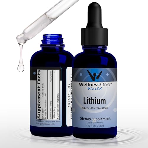 WellnessOne Liquid Lithium Supplements - Ionic Lithium Supplement Liquid WellnessOne uk supplements