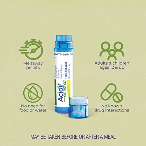 Boiron Acidil On The Go for Relief of Acid Reflux, Heartburn, Indigestion, Bloating, and Upset Stomach Boiron uk supplements