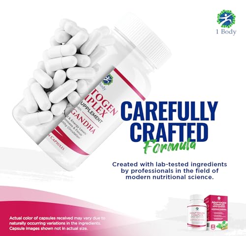 1 Body Adaptogen Complex Supplement with Ashwagandha 1 Body uk supplements