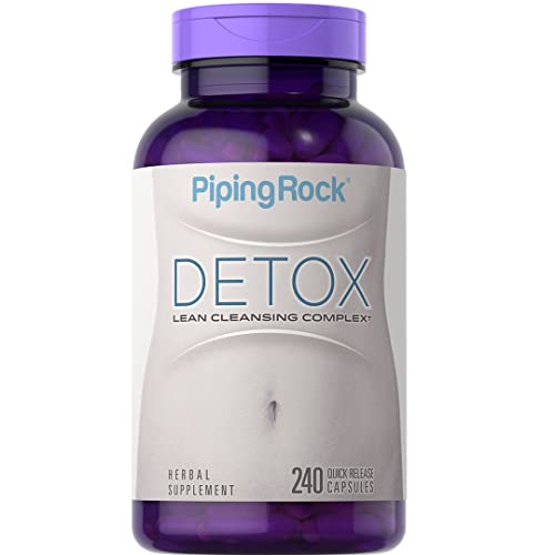 Piping Rock Detox Cleanse Capsules | 240 Pills | Herbal Complex | Lean Formula Piping Rock uk supplements