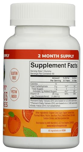 MARYRUTHS Vitamin D3 Orange MARYRUTH'S uk supplements