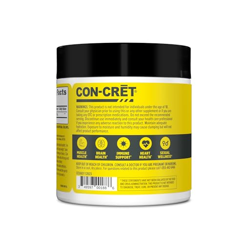 CON-CRET Creatine HCl Powder | Supports Muscle, Cognitive, and Immune Health ProMera Sports uk supplements