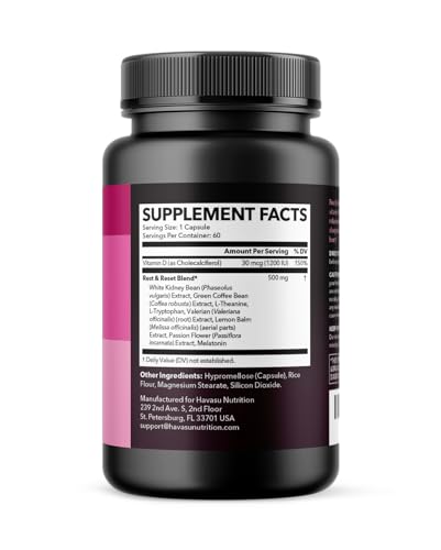 Night Time Fat Burner for Women | Weight Loss and Sleep Support Blend With Vitamin D HAVASU NUTRITION uk supplements