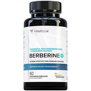 Vitauthority Extra Strength Berberine with Ceylon Cinnamon High Absorption Vitauthority uk supplements