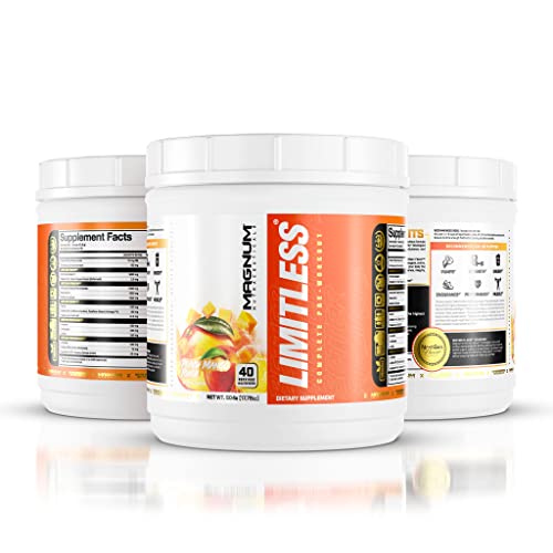 LIMITLESS Magnum 504g - Muscle Workout Powder, Sport Pre Workout for Men and Women LIMITLESS uk supplements