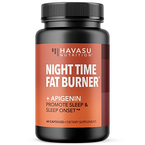 HAVASU NUTRITION Night Time Fat Burner Pills with Apigenin | 50mg | 60 Count HAVASU NUTRITION uk supplements