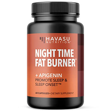 HAVASU NUTRITION Night Time Fat Burner Pills with Apigenin | 50mg | 60 Count HAVASU NUTRITION uk supplements