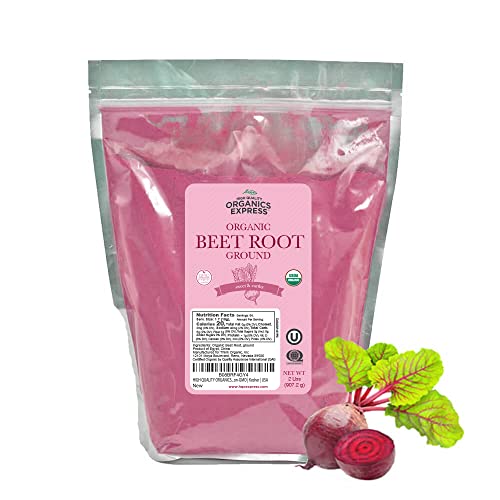 HQOExpress Organic Beetroot Powder - Organic Superfood - Nitric Oxide Booster - Non HQO HIGH QUALITY ORGANICS uk supplements