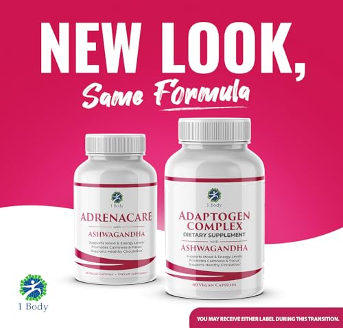 1 Body Adaptogen Complex Supplement with Ashwagandha 1 Body uk supplements