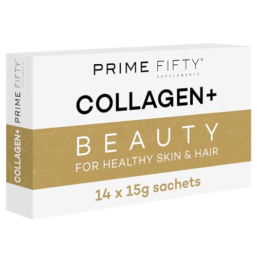 Prime Fifty Liquid Collagen 5,000mg, 14 x 15ml Sachets – Passion Fruit Flavour FutureYou Cambridge uk supplements