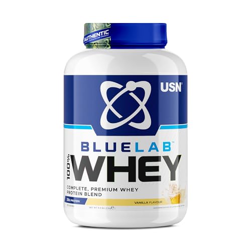 USN Blue Lab Whey Protein Powder: Vanilla - Whey Protein 2kg - Post-Workout USN uk supplements