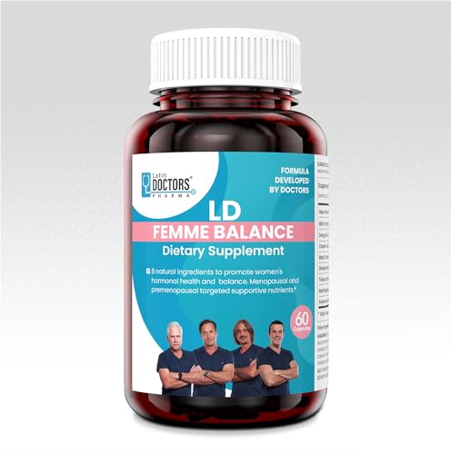 Latin Doctors Femme Balance Supplement, Supports Hormone Balance, Menopausal & Premenopausal LATIN DOCTORS PHARMA uk supplements