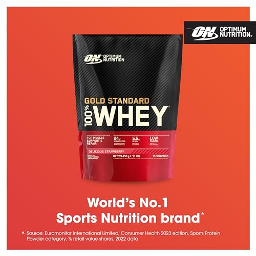 Optimum Nutrition Gold Standard 100% Whey Muscle Building and Recovery Protein Powder Optimum Nutrition uk supplements
