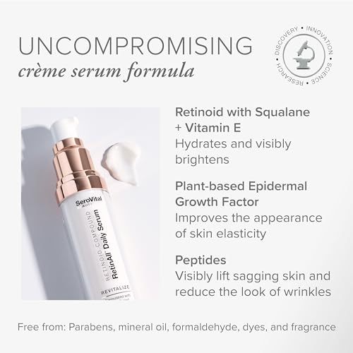 SeroVital Beauty RetinAll Daily Serum – Redefining Retinol – Retinoid Skin Serum Serovital uk supplements